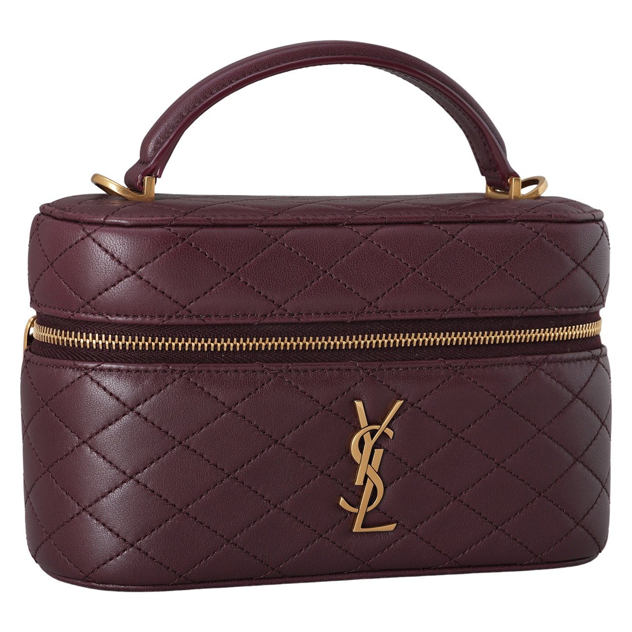 YVES SAINT LAURENT(USED)생로랑 766731 가비 베니티 탑핸들백